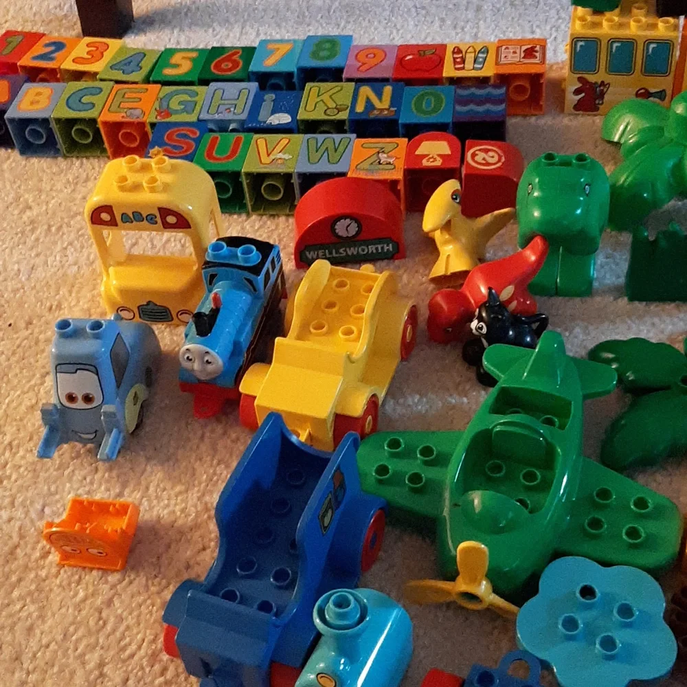 Assorted Lego Duplo Building Blocks